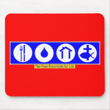 The Four Essentials for Life Mousemats