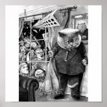 The Frightened Fat Cat Poster