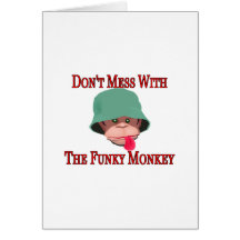 The Funky Monkey Card