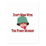 The Funky Monkey Postcard