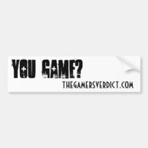 The Gamer's Verdict Bumper Sticker