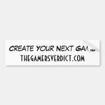 The Gamer's Verdict Bumper Sticker 2