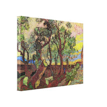 The Garden of Saint-Paul Hospital by van Gogh Canvas Prints