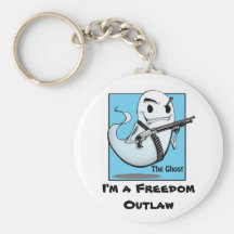 The Ghost Outlaw Keychain