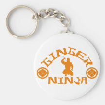 The Ginger Ninja Key Chains