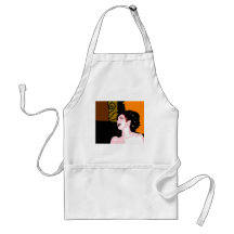 THE GIRL AND THE SCROLL APRONS