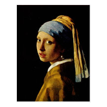 The Girl with a Turban/Girl with the Pearl Earring Postcards