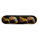 The Girl with a Turban/Girl with the Pearl Earring Skateboard