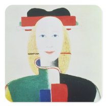 The Girl with the Hat stickers