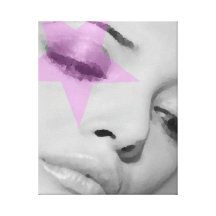 "The GlamStar" Wrapped Canvas Canvas Print