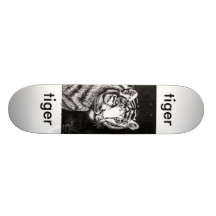 the glare bw, tiger, tiger skate decks