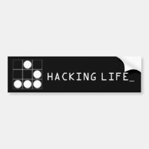 The Glider : Hacker Emblem Bumper Sticker