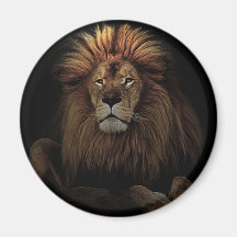 The golden lion fridge magnet