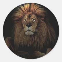 The golden lion stickers