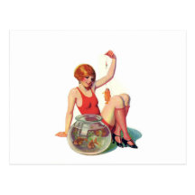 The Goldfish Classic Illustration Postcard