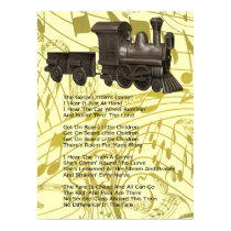 THE GOSPEL TRAIN-POSTER-WITH SONG LYRICS posters