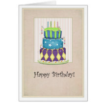 The Grand Cake Birthday Card