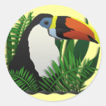 The Grand Toucan Round Stickers