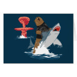 The Great Escape - bear shark cavalry Greeting Cards