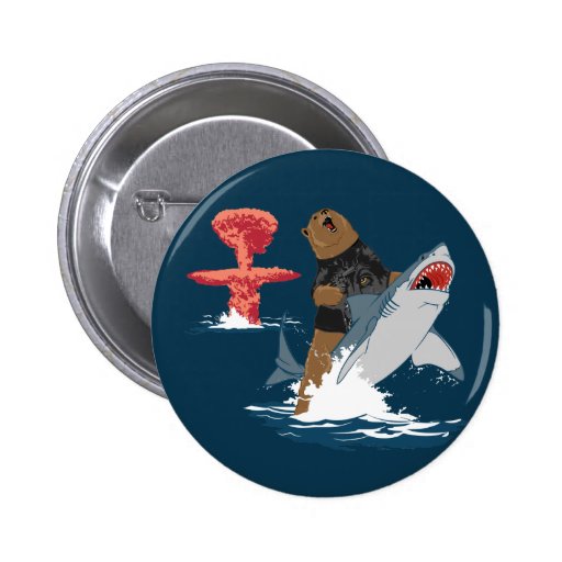 The Great Escape - bear shark cavalry Pin