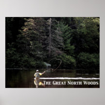 The Great North Woods: Flyfishing the Androscoggin Print