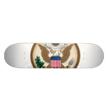 The Great Presidential Seal of the USA Skate Decks