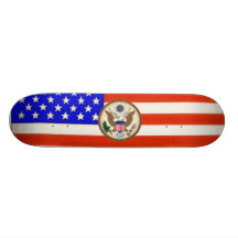 The Great Presidential Seal of the USA Skateboard Decks