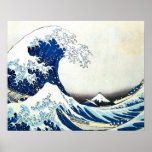 "The Great Wave" Japanese Painting by Hokusai Print
