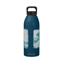 The Great Wave off Kanagawa (神奈川沖浪裏) Water Bottles