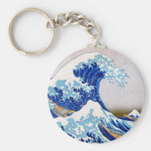 The Great Wave off Kanagawa, Hokusai Keychains
