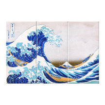 The Great Wave off Kanagawa, katsushika Hokusai Gallery Wrapped Canvas