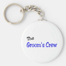 The Grooms Crew (Blue and Black) Key Chains