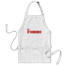 The Groomsmen (Mafia Red) Aprons
