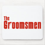 The Groomsmen (Mafia Red) Mousemats