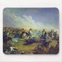 The Guard hussars attacking near Warsaw Mouse Pads
