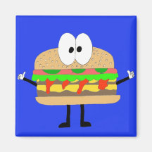 The Hamburger Man doing the Fonzie Magnet