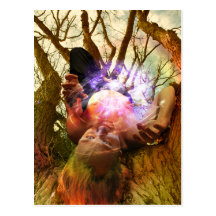 The Hanged Man Tarot Card Art Post Cards