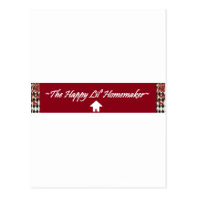 The Happy Lil' Homemaker Postcard