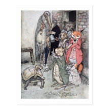 The Hare and the Tortoise Post Card
