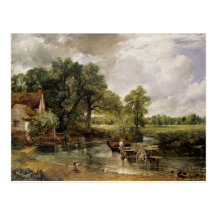 The Hay Wain, 1821 Postcard
