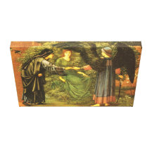 The Heart Of The Rose ~ Edward Burne-Jones Canvas Print