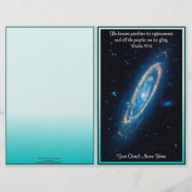 The Heavens Blank Church  Bulletin Flyers