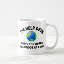 The Help Desk - Saving The World Mugs