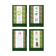The Herb Girls Gallery Wrapped Canvas