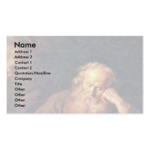 The Hermit By Koninck Salomon (Best Quality) Business Card Templates