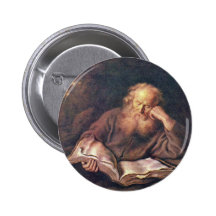 The Hermit By Koninck Salomon (Best Quality) Pinback Button