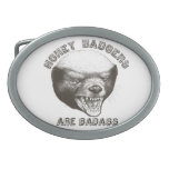 The honey badger returns! belt buckle