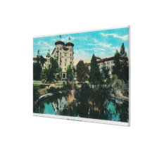 The Hotel Green and GroundsPasadena, CA Stretched Canvas Print