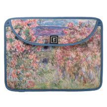 The House among the Roses, Claude Monet Sleeves For MacBook Pro