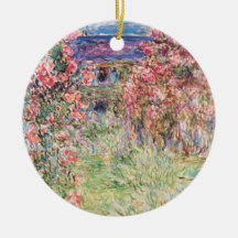 The House among the Roses, Claude Monet Ornaments